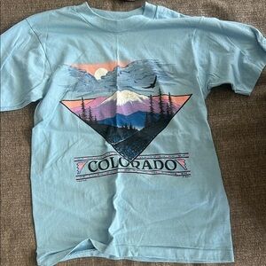 Colorado Graphic Tee by Screen Stars Light Blue